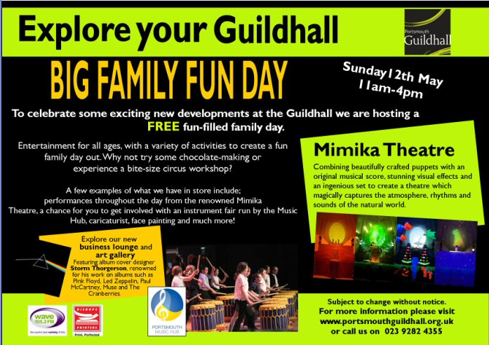 family fun day school poster